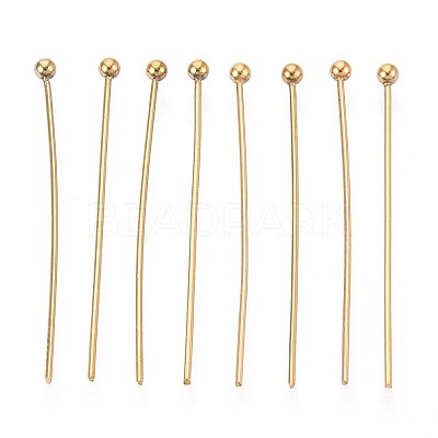 304 Stainless Steel Head Pins STAS-T065-30mm-20G-1