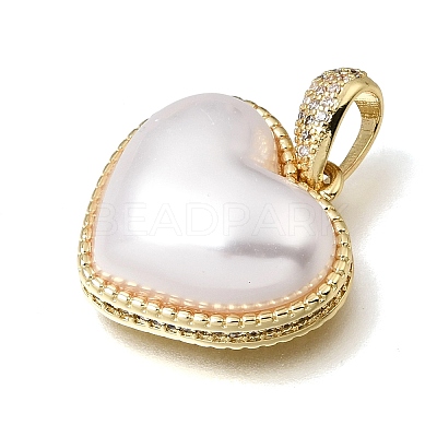 Valentine's Day Brass Pendants KK-E802-39G-1