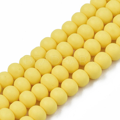 Handmade Polymer Clay Beads Strands CLAY-N008-053-01-1