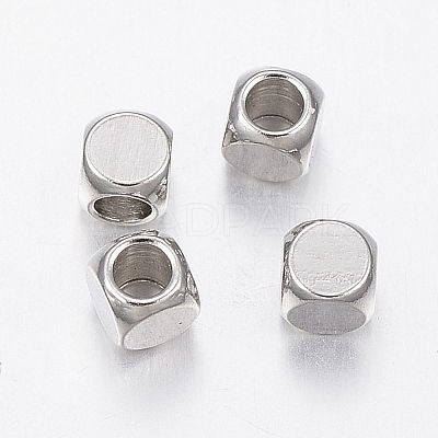 Tarnish Resistant 304 Stainless Steel Beads STAS-G170-36P-3mm-1