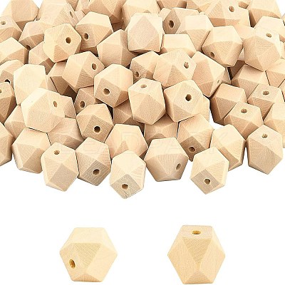 Unfinished Wood Beads WOOD-PH0009-35-1