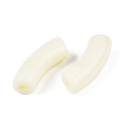 Opaque Acrylic Beads MACR-S372-001B-S019-1