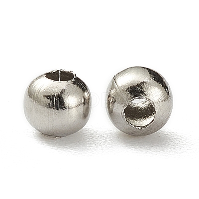 Tarnish Resistant 304 Stainless Steel Hollow Round Seamed Beads X-STAS-R032-3mm-1