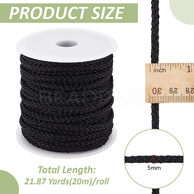 1 Roll 8-Ply Polyester Braided Cord OCOR-BC0007-96C-1