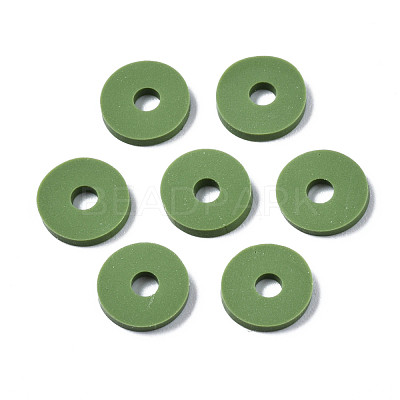 Handmade Polymer Clay Beads CLAY-Q251-8.0mm-B43-1