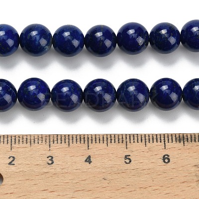 Natural Lapis Lazuli Beads Strands G-L642-B05-8mm-1