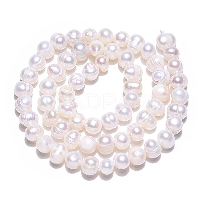 Natural Cultured Freshwater Pearl Beads Strands X-PEAR-N013-05K-1
