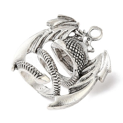 Tibetan Style Alloy Pendants AL-C001-01AS-1