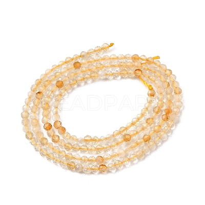 Natural Citrine Beads Strands G-I289-02-1