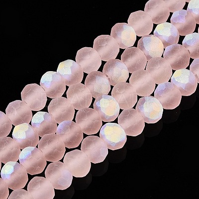 Transparent Glass Beads Strands LS-EGLA-A044-T6mm-MB22-1