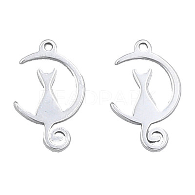 Non-Tarnish 201 Stainless Steel Pendants STAS-N098-081P-1