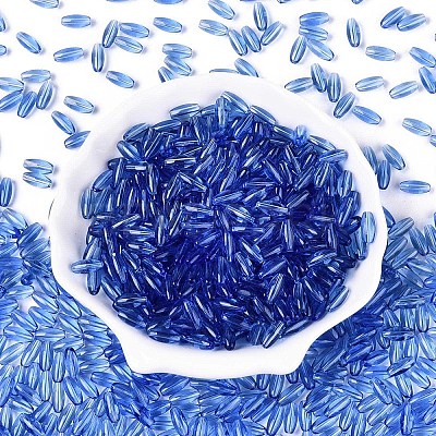 Transparent Colours Glass Seed Beads SEED-T007-16N-1