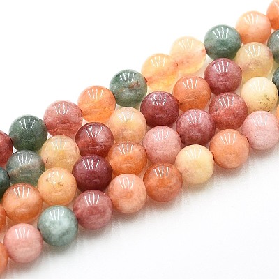 Natural Quartz Beads Strands X-G-N355-6mm-18-1