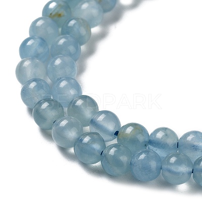 Natural Blue Calcite Beads Strands G-F756-A02-01-1