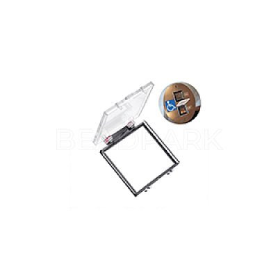 Plastic Elevator Power Button Cover AJEW-WH0348-353A-1