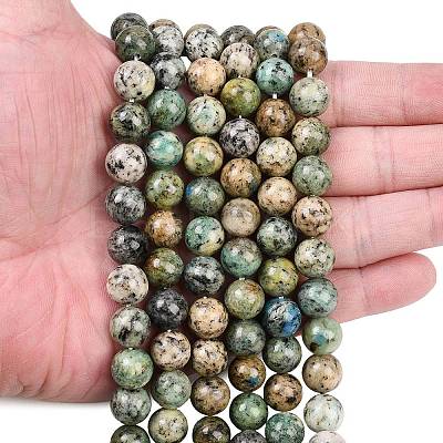 Natural K2 Stone Beads Strands G-K405-B03-10mm-1