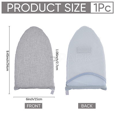 Polyester & Sponge Handheld Ironing Board AJEW-CN0006-31-1