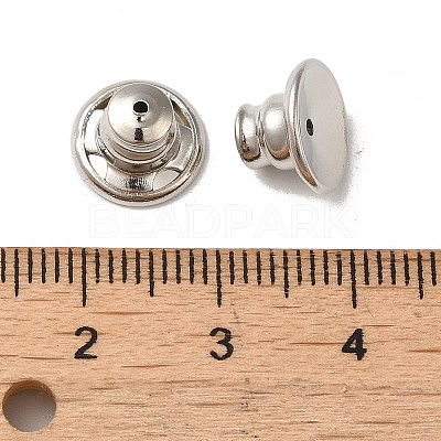 Rack Plating Brass Ear Nuts KK-G480-06P-1