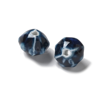 Vintage Porcelain Pumpkin Beads PORC-L080-A11-1
