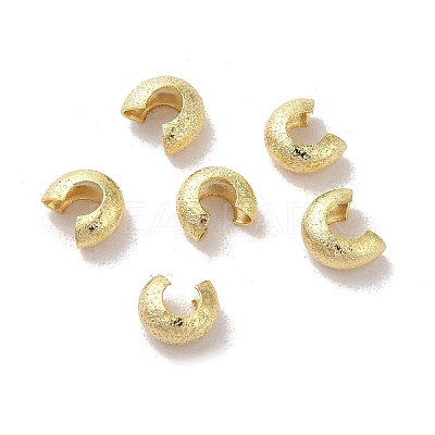 Brass Crimp Beads Covers FIND-Z039-07B-G-1