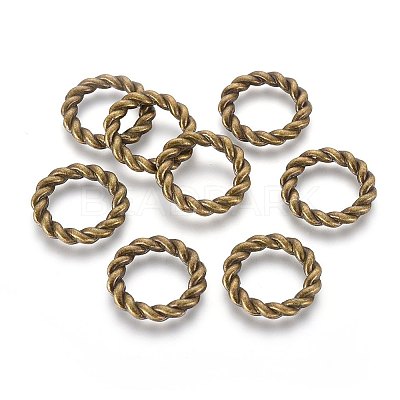 Tibetan Style Alloy Linking Rings X-TIBE-S050-AB-FF-1