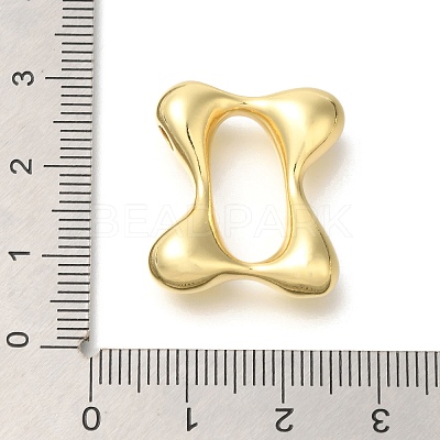Rack Plating Brass Beads KK-S051-01G-O-1