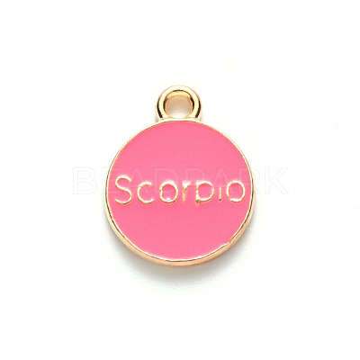 Alloy Enamel Pendants X-ENAM-S124-01A-03L-1