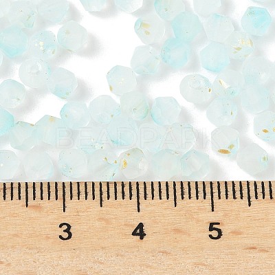 Frosted Glass Beads FGLA-D300-01B-1