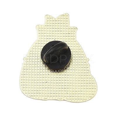 Cat Shape with Pineapple Enamel Pins JEWB-I052-02G-02-1