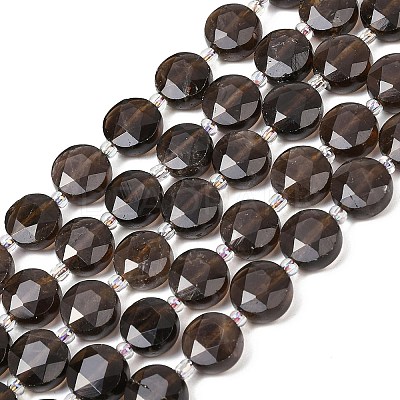 Natural Smoky Quartz Beads Strands G-F812-C04-01-1