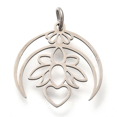 304 Stainless Steel Pendants STAS-Z119-12P-1