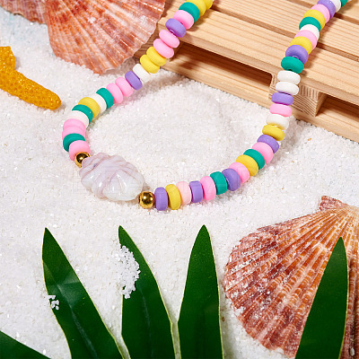 4 Strands 4 Style Handmade Polymer Clay Beads CLAY-CW0001-05-1