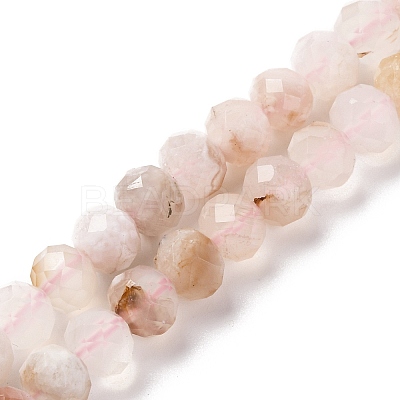 Natural Cherry Blossom Agate Beads Strands G-K380-A43-01-1