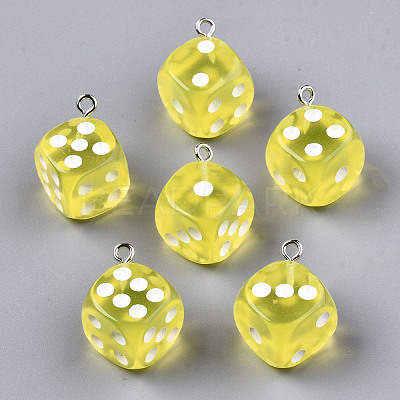 Epoxy Resin Pendants CRES-N025-12A-1