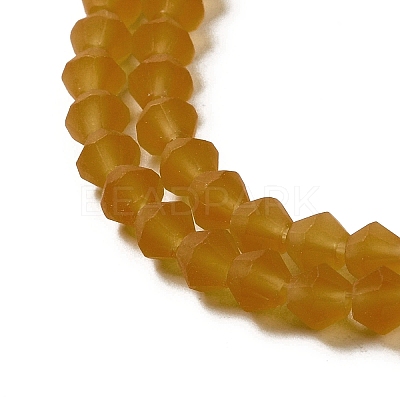 Imitate Austrian Crystal Frosted Glass Beads Strands EGLA-A039-T3mm-MD28-1