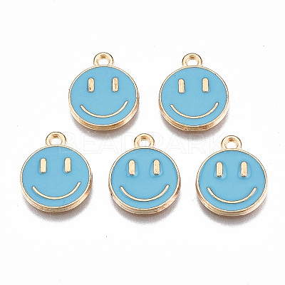 Alloy Enamel Charms X-ENAM-S121-165B-RS-1