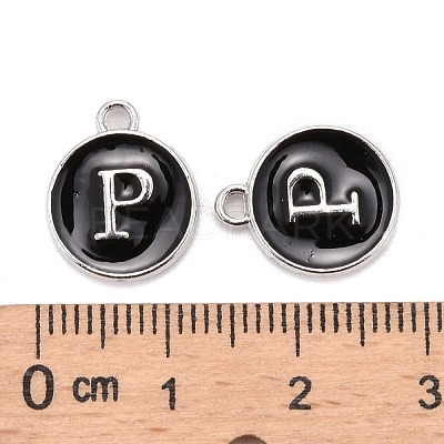 Platinum Plated Alloy Charms ENAM-S118-02P-P-1
