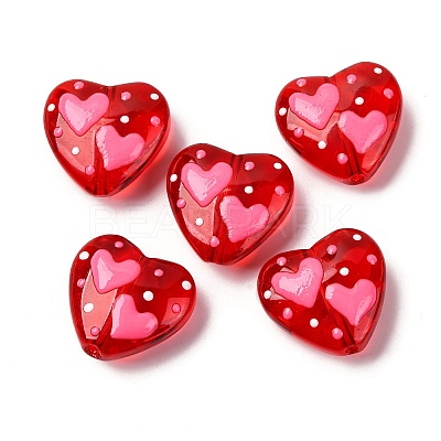 Glass Enamel Beads GLAA-Q125-01A-05-1