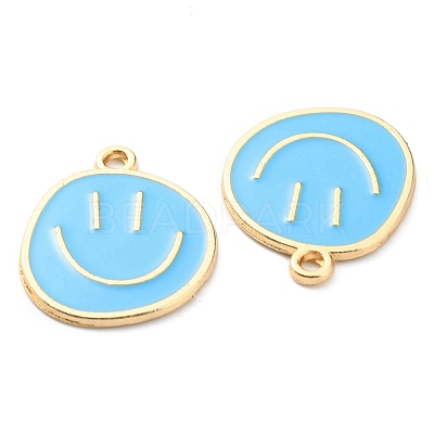 Alloy Enamel Pendants ENAM-D051-18G-03-1