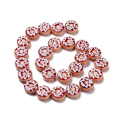 Handmade Lampwork Enamel Beads Strands LAMP-A001-F02-1