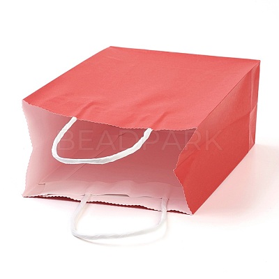 Pure Color Kraft Paper Bags AJEW-G020-C-12-1