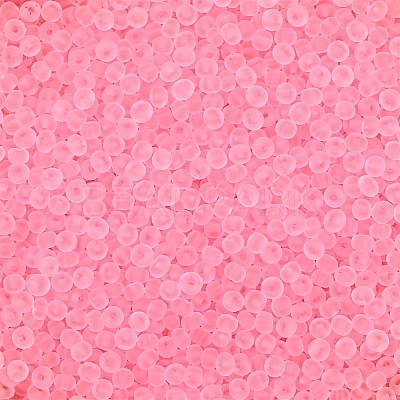 Frosted Colours Glass Seed Beads PW-WG88870-24-1
