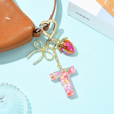 Alloy & Resin Pendant Decorations HJEW-YW00401-06-1