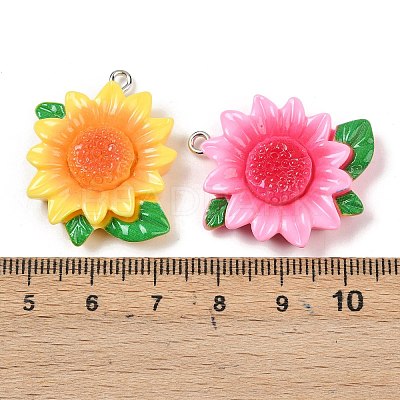 Resin Pendants RESI-D016-04A-1