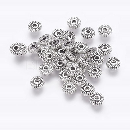 Tibetan Silver Spacer Beads X-K084T041-1