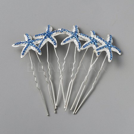 Wedding Bridal Hair Forks OHAR-WH0021-13A-S-1