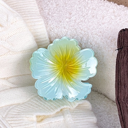 Two Tone Plastic Claw Hair Clips PW-WG9B72A-10-1