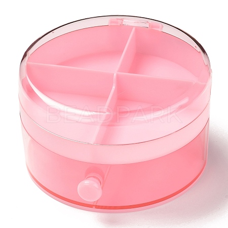 Round Plastic Jewelry Boxes LS-OBOX-F006-08-1