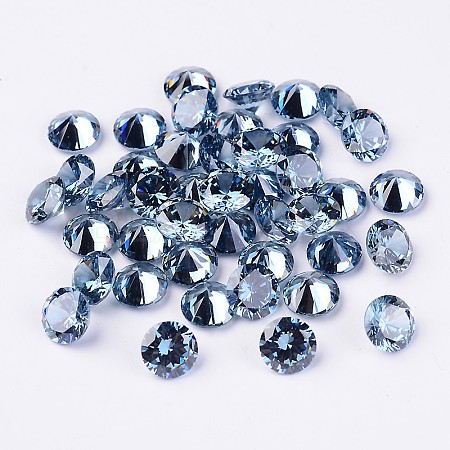 Diamond Shape Glass Rhinestone Cabochons RGLA-J007-8mm-08-1