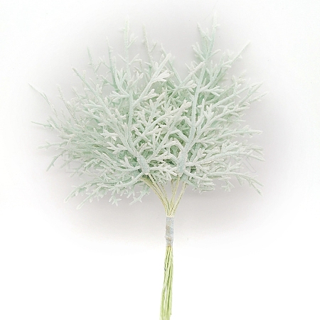 Plastic Artificial Frost Leaves for Wedding Christmas Decoration PW-WG0DC57-10-1
